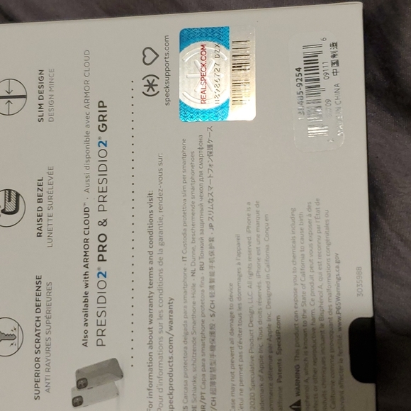 Speck Presidio 2 Armor Cloud iPhone 12 iPhone 12 PRO Case; white case - Picture 3 of 4